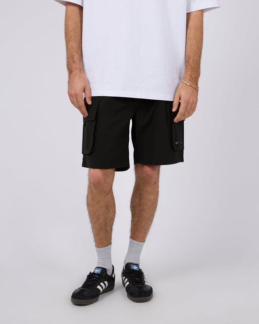 Cleaver Cargo Short Black