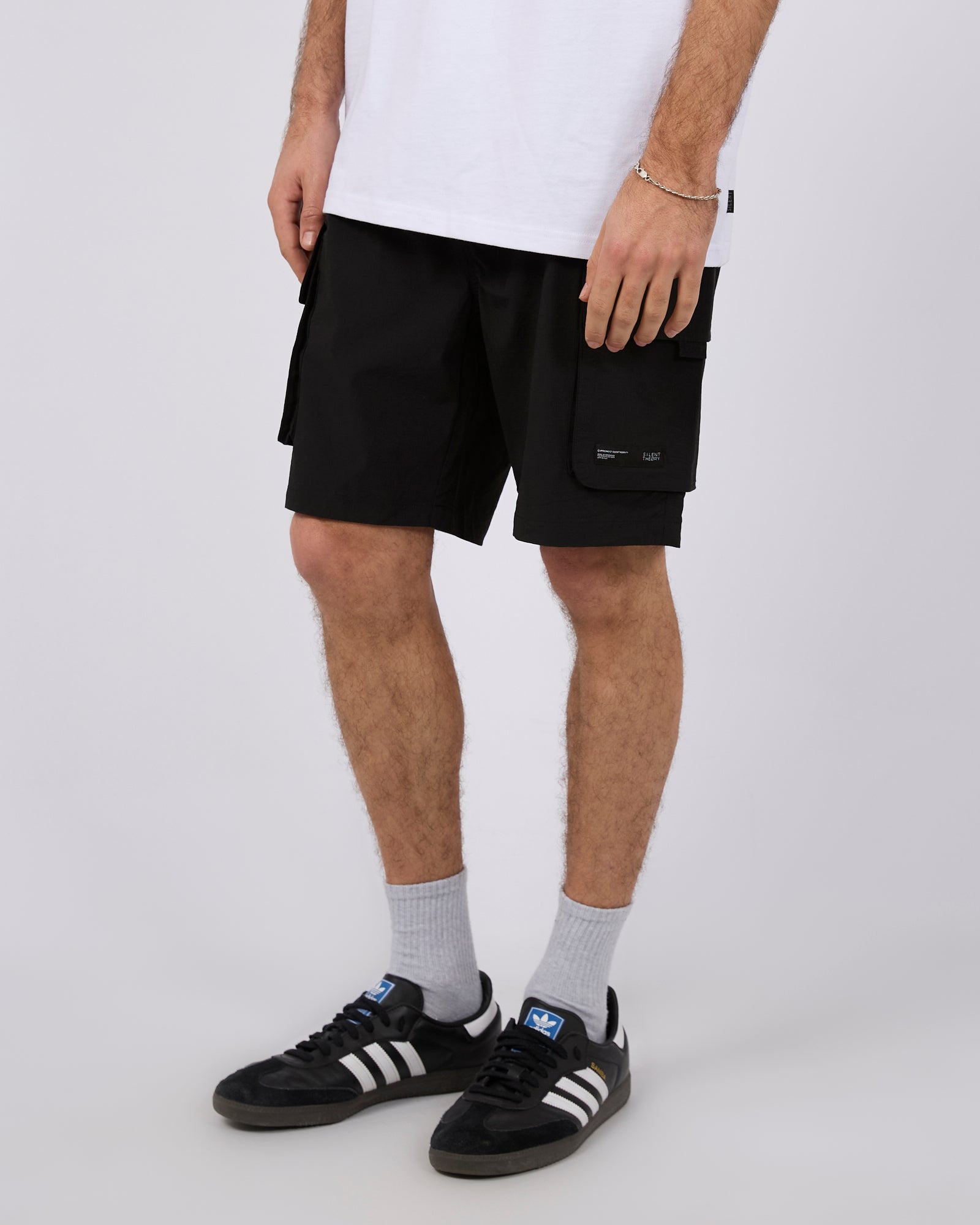 Cleaver Cargo Short Black