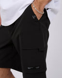 Cleaver Cargo Short Black