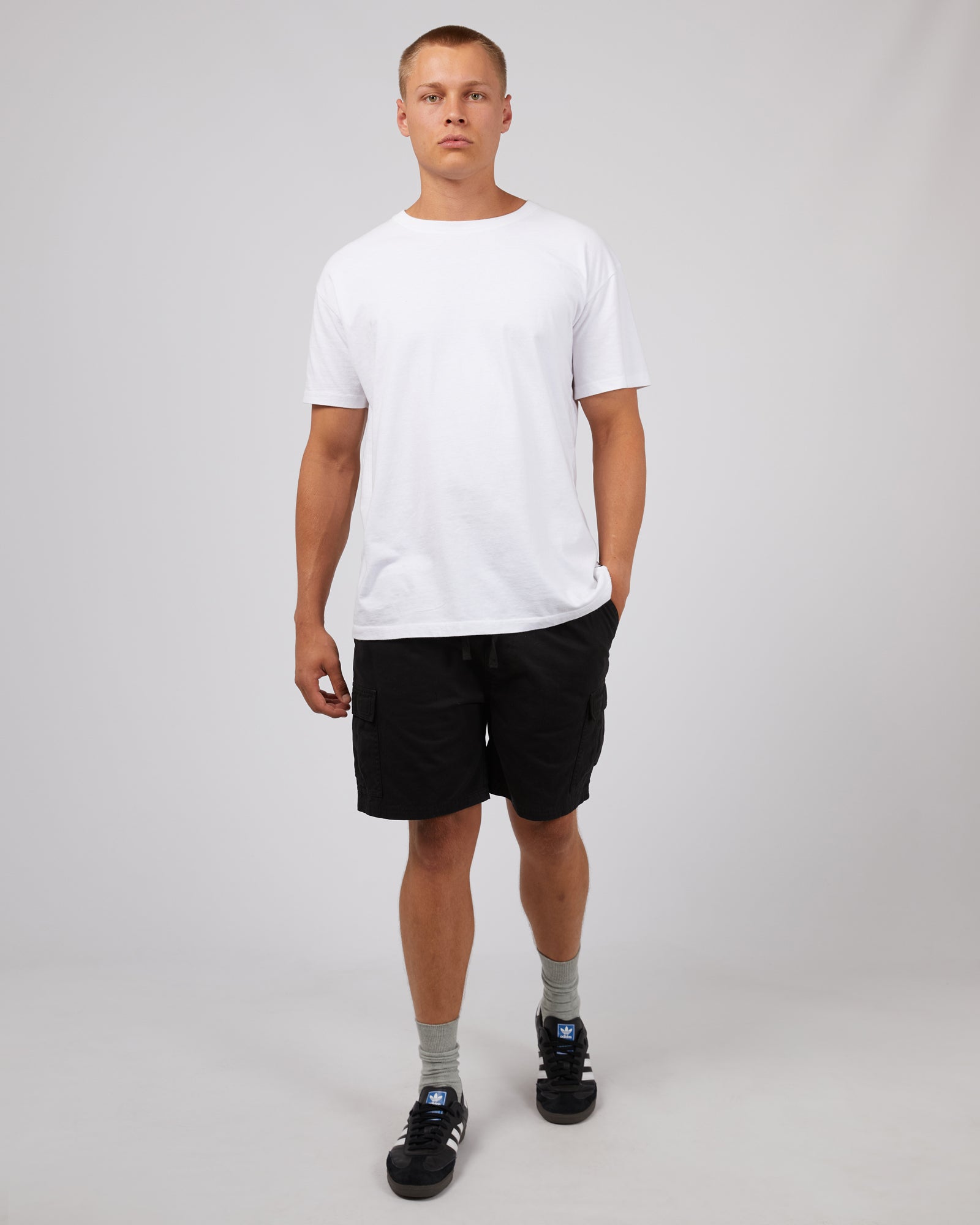 Utility Cargo Short Black