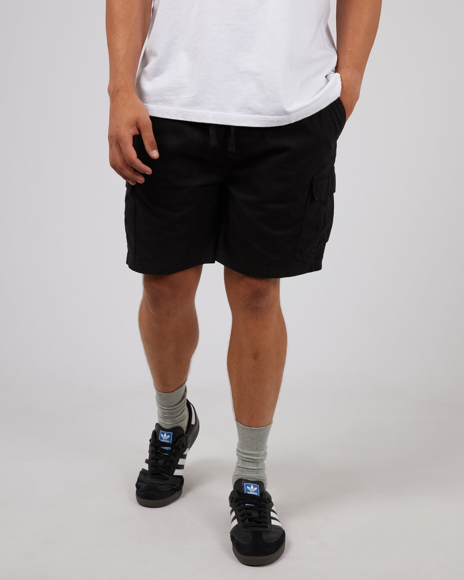 Utility Cargo Short Black