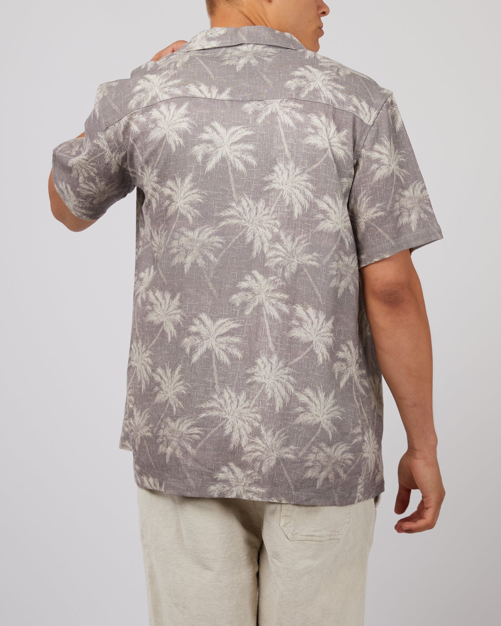 Spike Palm Shirt Grey