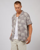 Spike Palm Shirt Grey