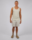 Tab Linen Short Oat