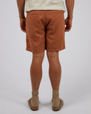 Tab Linen Short Tan