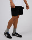 Cargo Cord Short Black