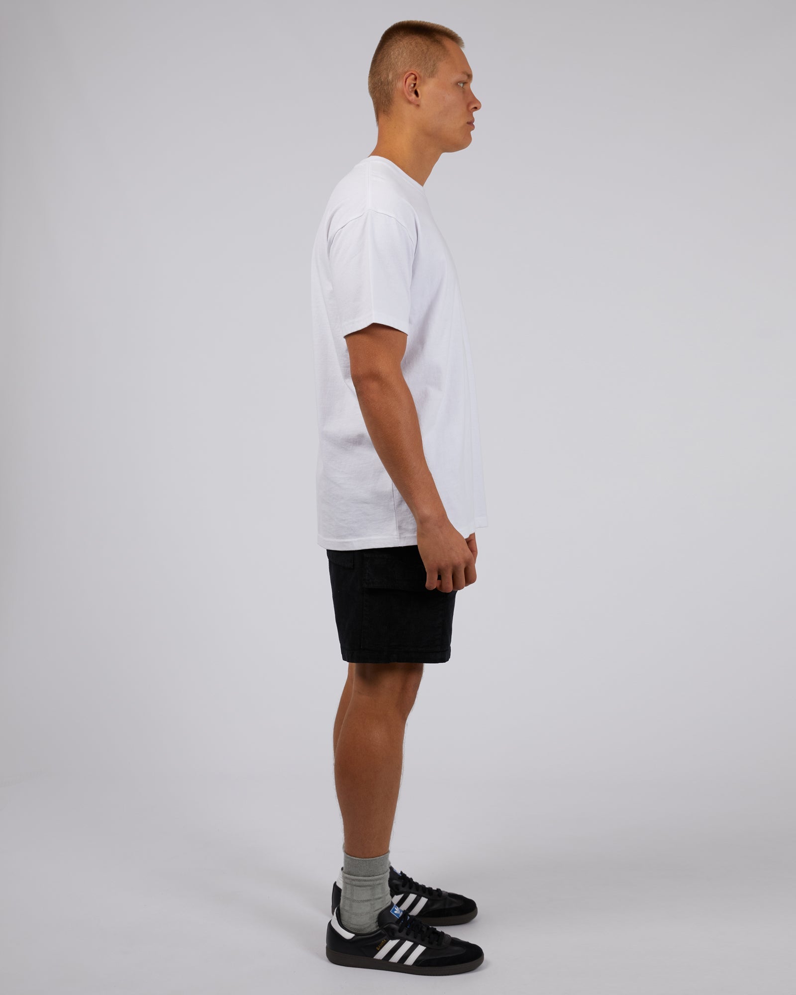 Cargo Cord Short Black