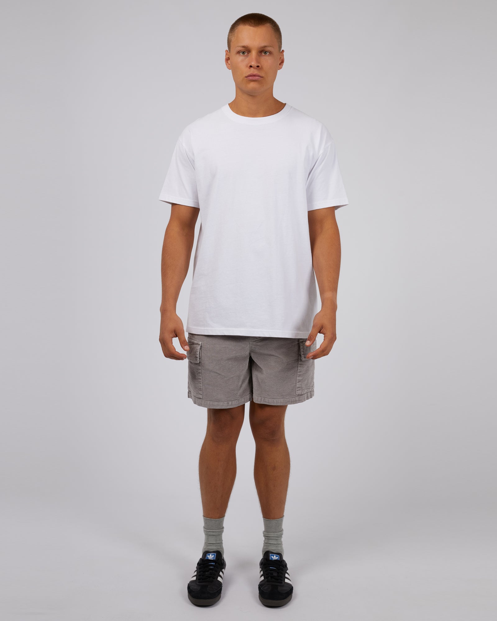 Cargo Cord Short Grey