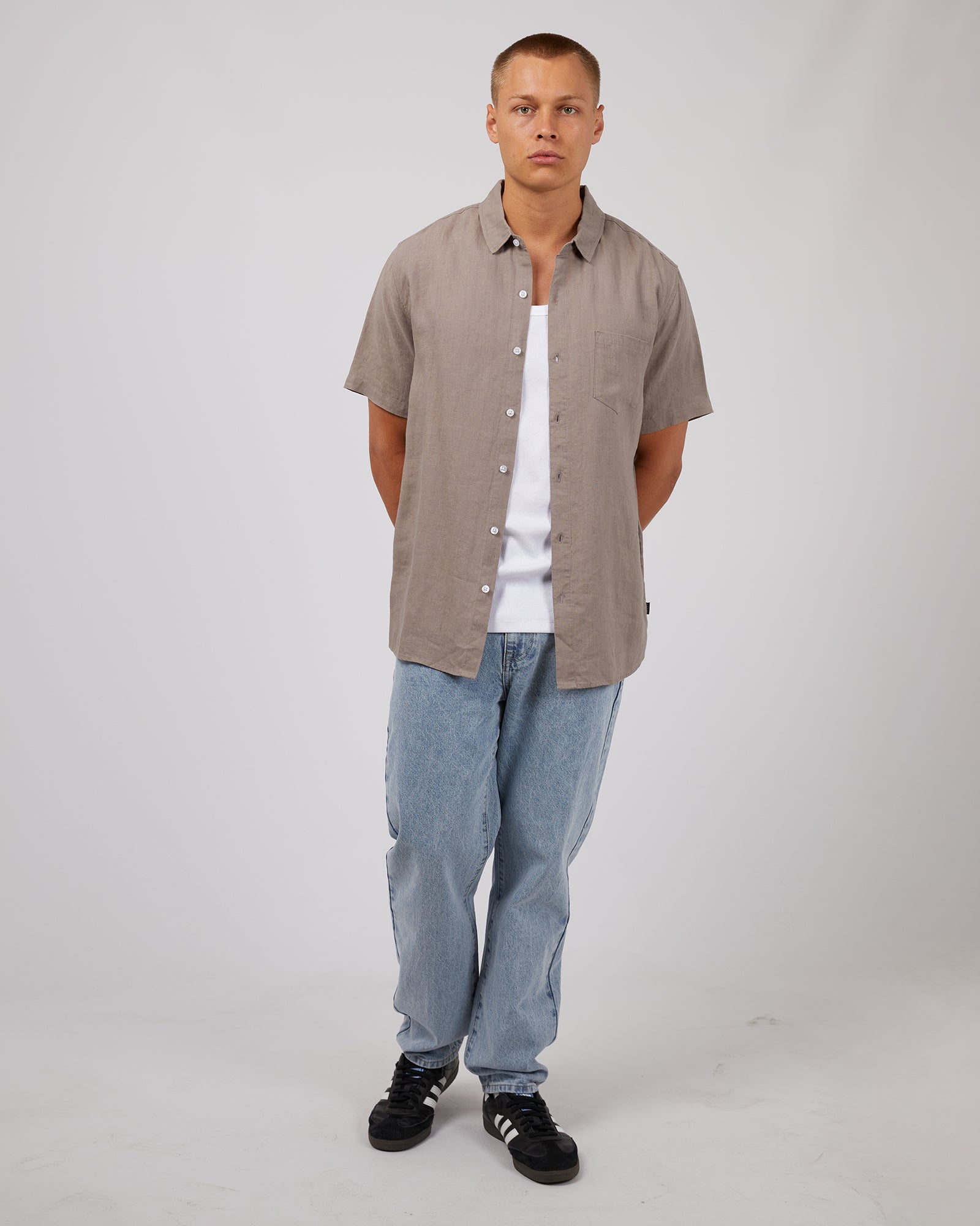 Linen Shirt Mushroom