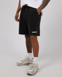 Track Fleece Short Washed Black