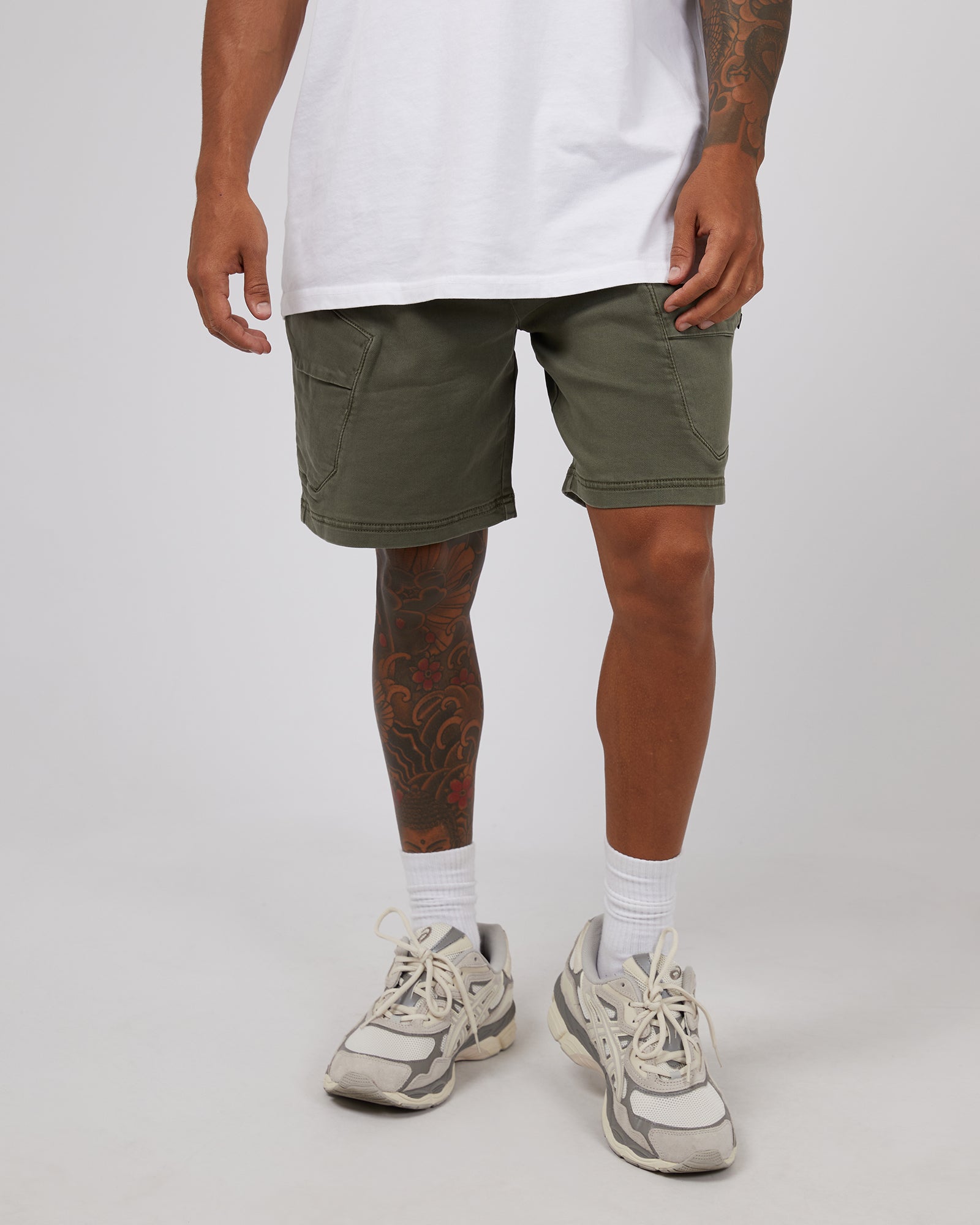 Gully Cargo Short Khaki