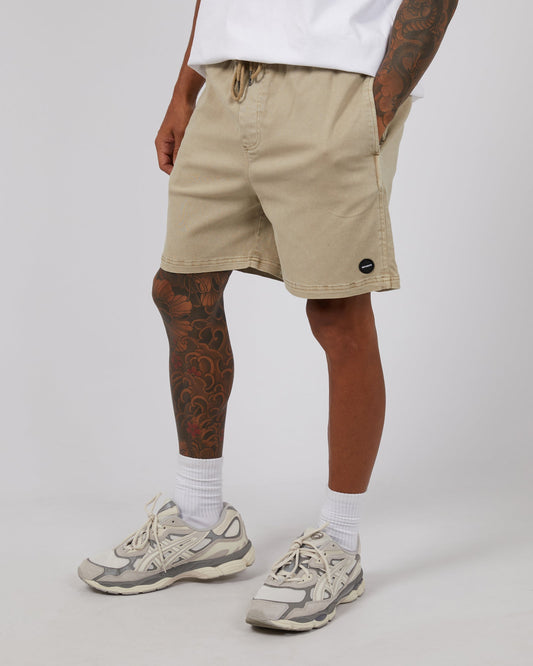 17' Twill Jogger Sand