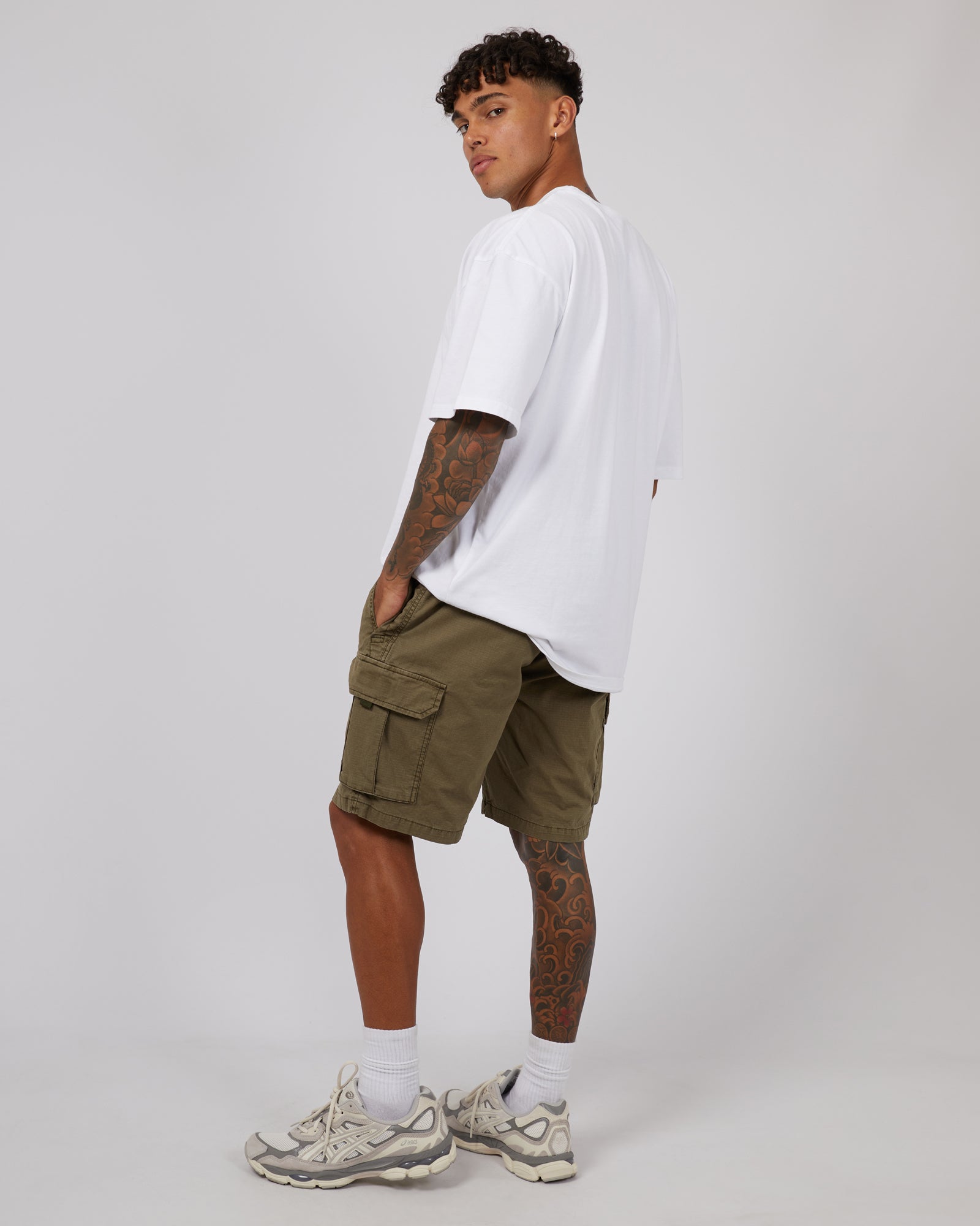 Ripstop Cargo Short Khaki