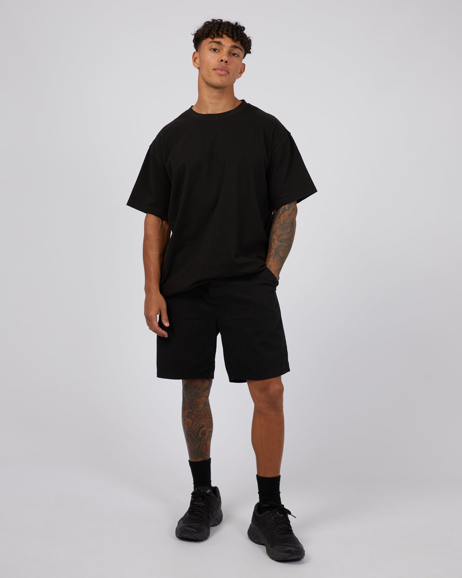 Ridge Tab Short Black