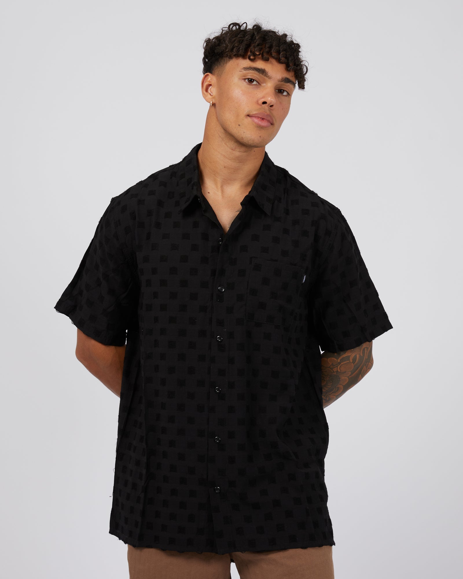 Pilgrim S/S Shirt Black