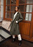 Green Charline Trenchcoat