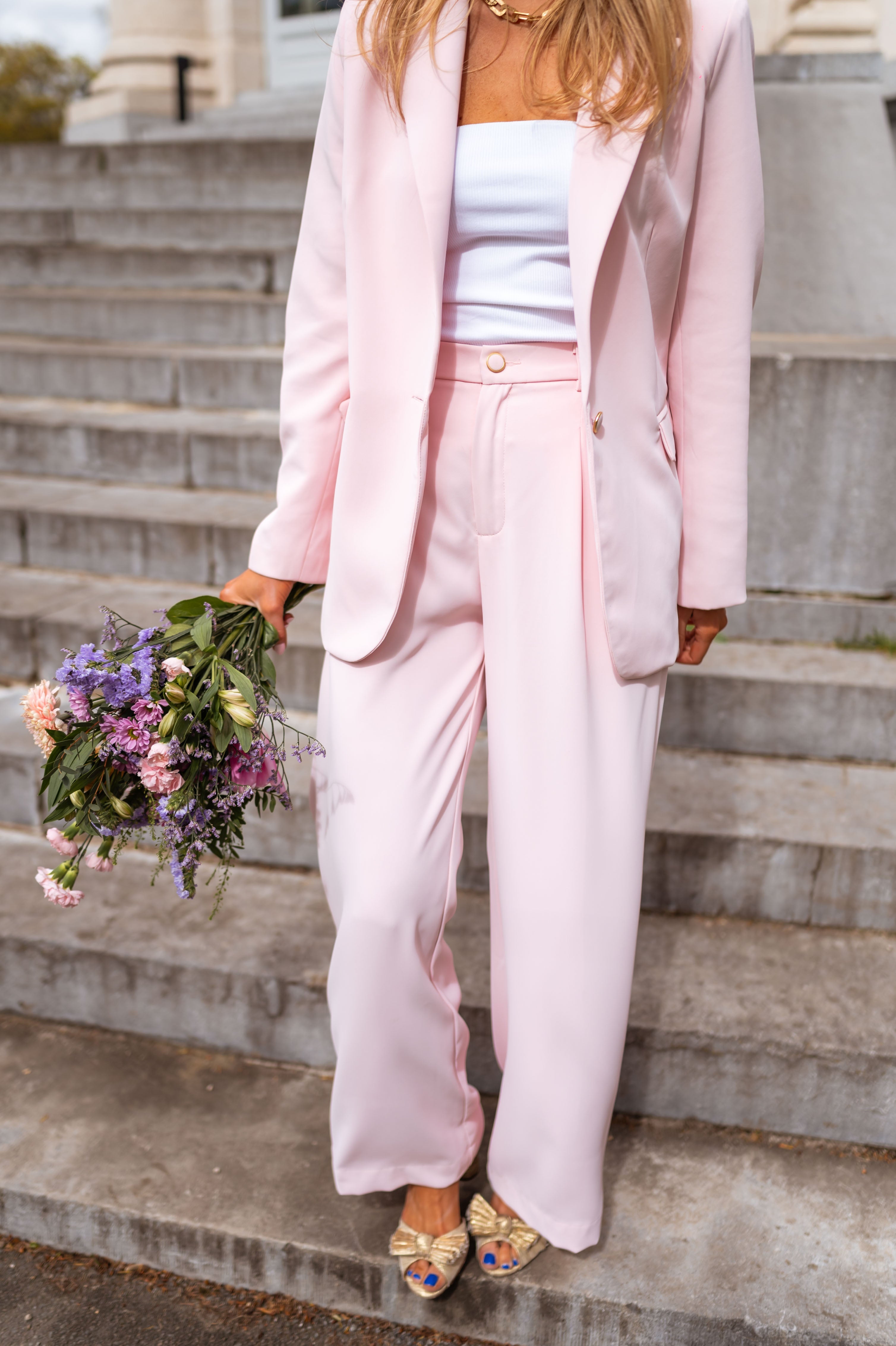 Powder Pink Harmonie Pants