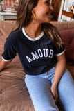 Dark Blue Terry Amilo T-Shirt