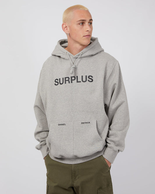 Surplus Logo Hoodie Heather Grey