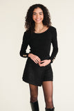 Black Simon Tweed Skort