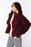 Burgundy Tosca Coat