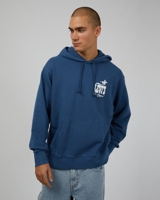 Authentic Graphic Hoodie Navy