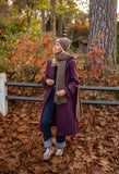 Burgundy Adam Coat