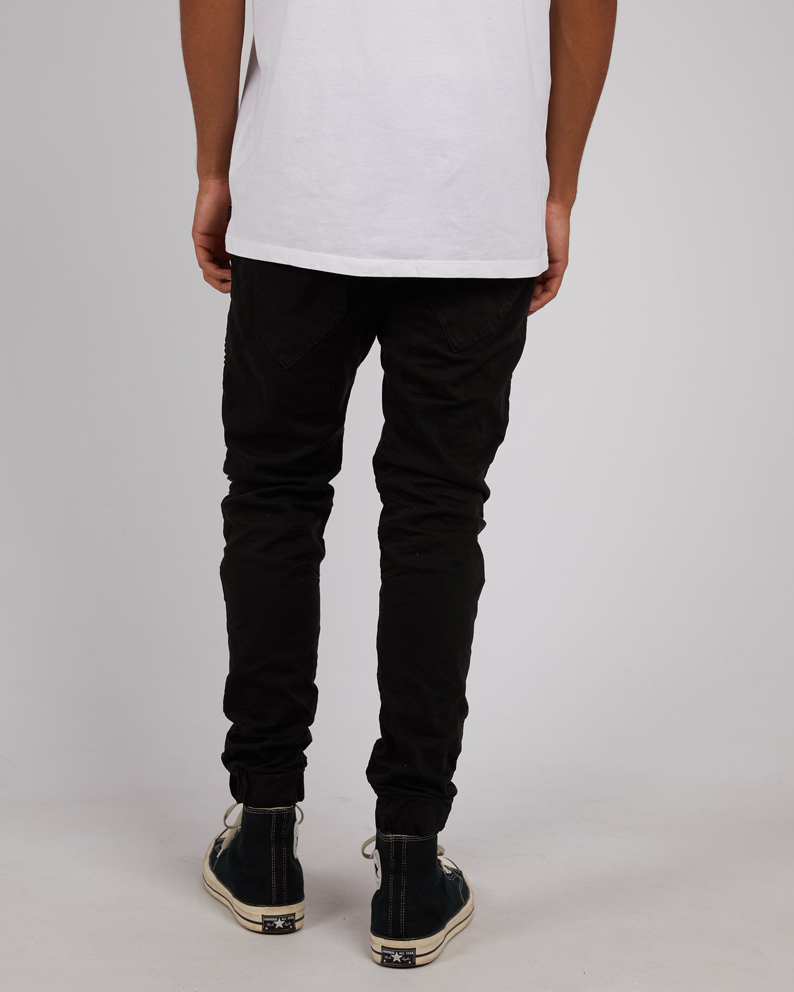 Viper Denim Jogger Black