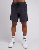 Cord Short Washed Black