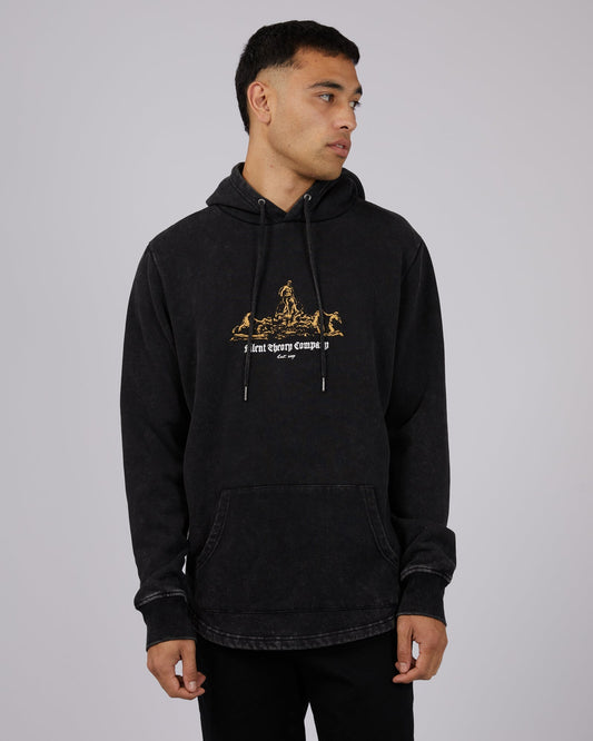 Revival Scoop Hoodie Washed Black