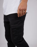 Inset Cargo Pant Black