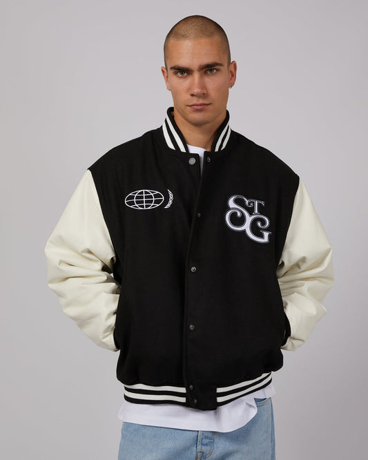 Varsity Jacket Black