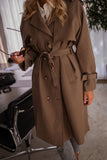 Chocolate Haron Trench Coat