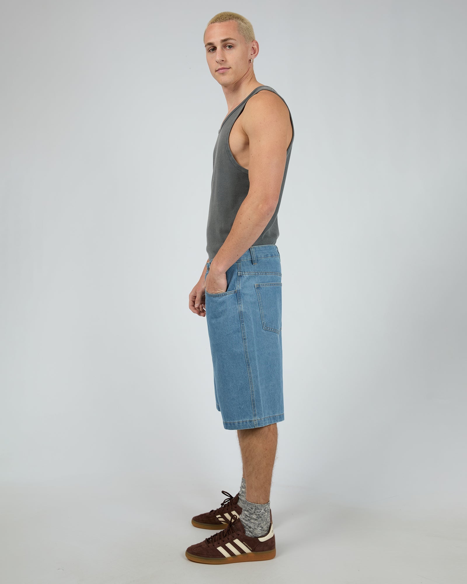 Bull Denim 91 Short Mid Blue