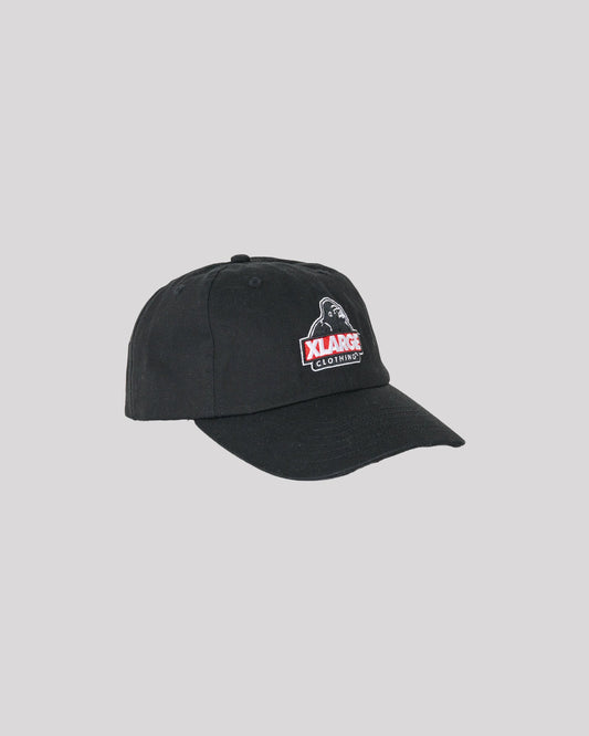 Slanted Low Pro Cap Black Red