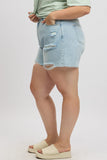 Denim Relaxed Shorts High Rise