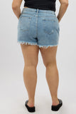 Denim Relaxed Shorts High Rise