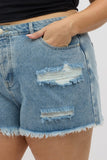 Denim Relaxed Shorts High Rise