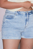 Denim Mom Shorts High Rise