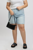 Denim Jort Shorts High Rise