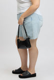 Denim Jort Shorts High Rise