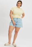 Denim Relaxed Shorts High Rise