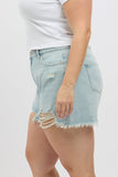 Denim Relaxed Shorts High Rise