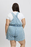 Denim Overall Shorts