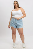 Denim Relaxed Shorts High Rise